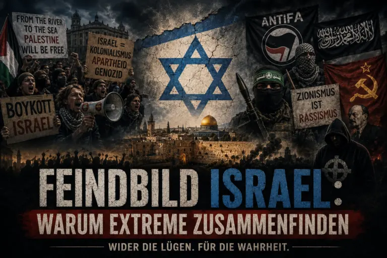 Feindbild Israel zwischen linksextremen, islamistischen, kommunistischen und rechtsextremen Ideologien